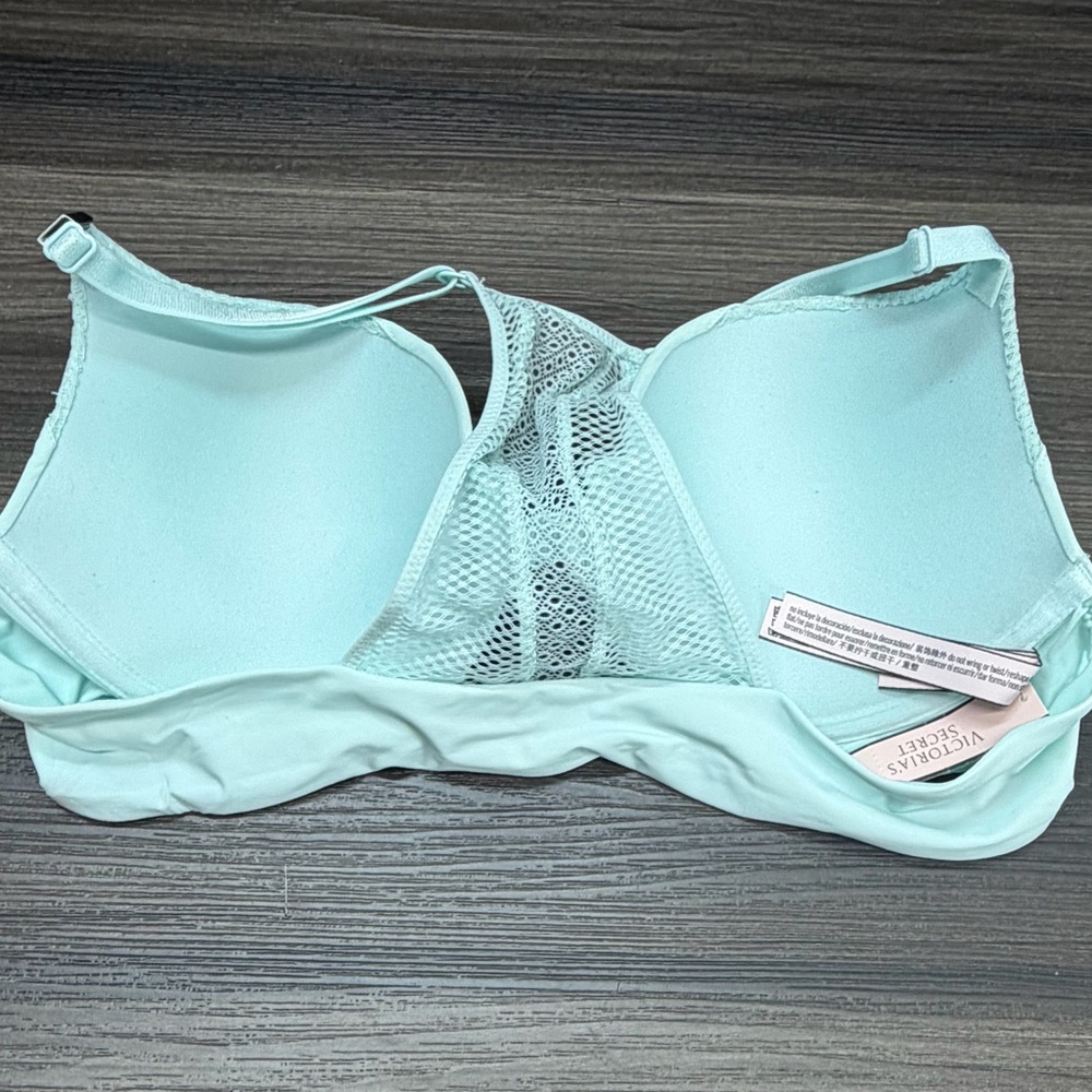 Victoria’s Secret T-Shirt Push-Up Full Coverage Racerback Bra  36B NWT - Picture 3 of 4